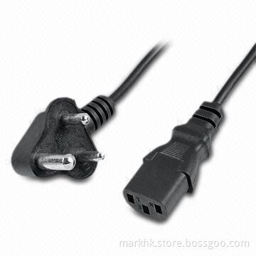 5A/250V Power Cord in South Africa Type, Used for Computer Power Connection